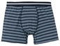 Gestreifte Herrenboxershorts.