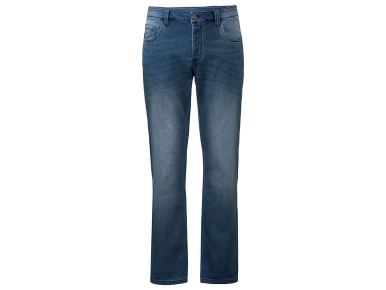 Eine blaue Jeanshose für Herren.