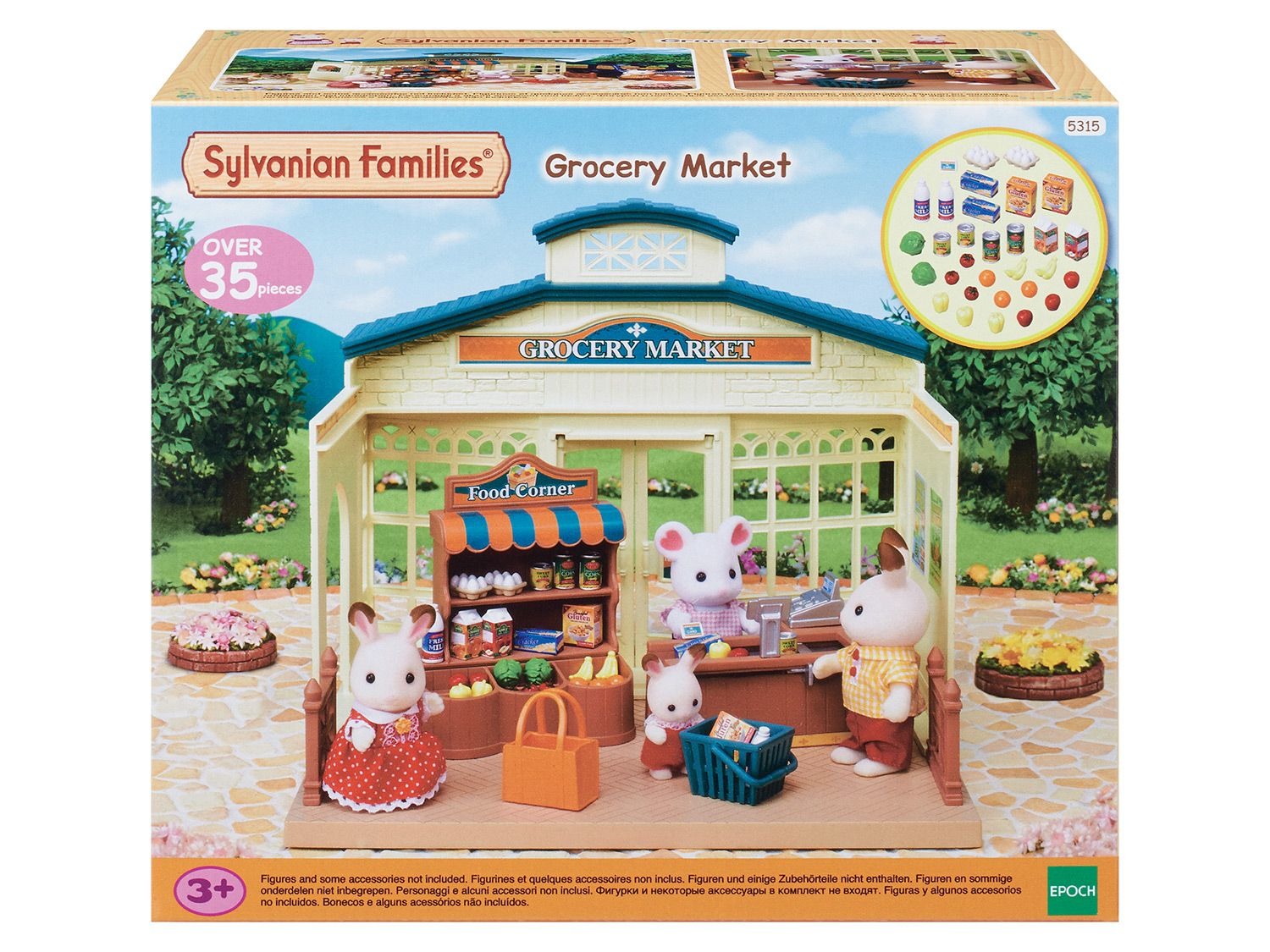 Sylvanian Families Steinofen Pizzeria Einkauf Spielzeug Sammelfiguren 5324 