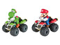 Mario und Yoshi auf ihren eigenen ATVs