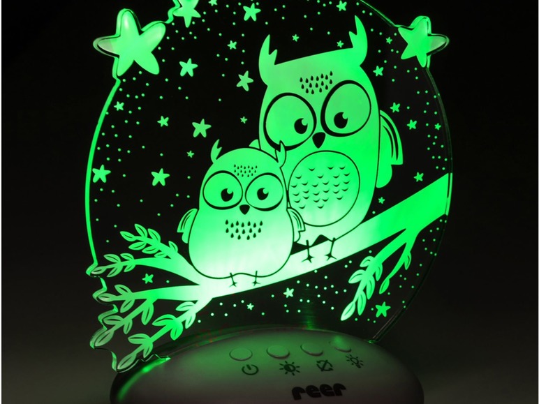 Gehe zu Vollbildansicht: Reer LED Nachtlicht »Colour Lumy«, mit Farbwechsel, kindgerechte Motive Eule oder Mond - Bild 6