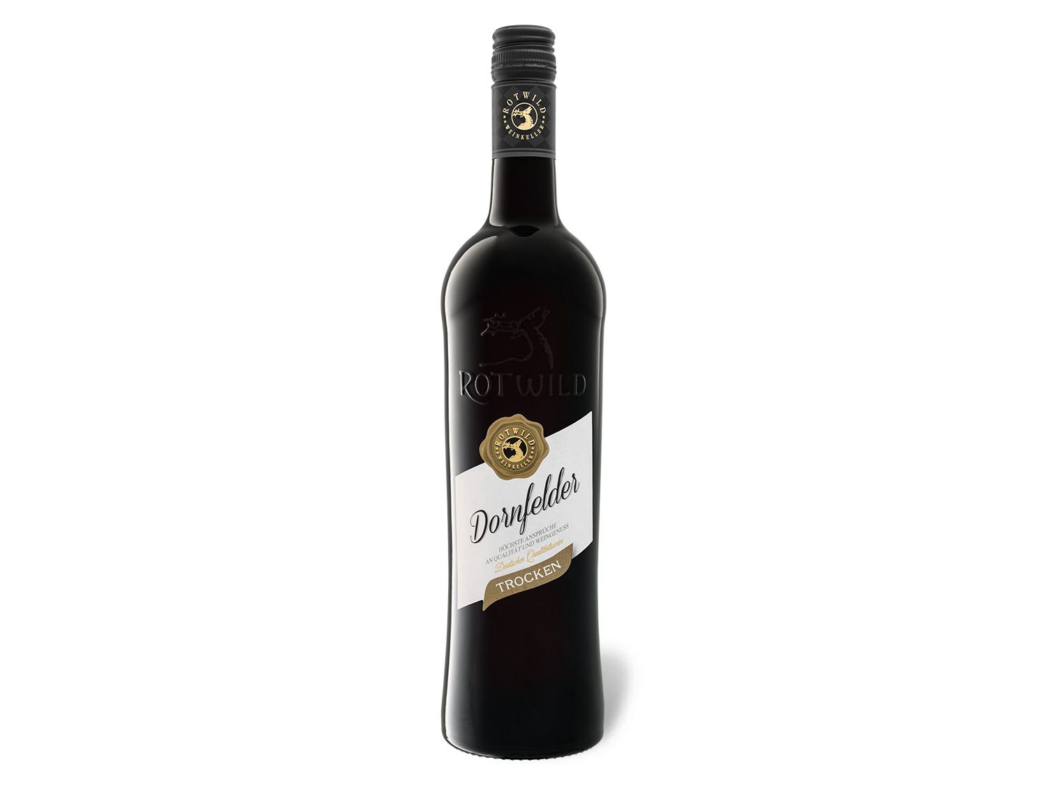 Rotwild Dornfelder QbA trocken, Rotwein 2021 Wein & Spirituosen Lidl DE