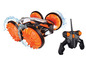 Ein orange-schwarzes Dickie Toys RC-Auto mit Wasserpropellern.