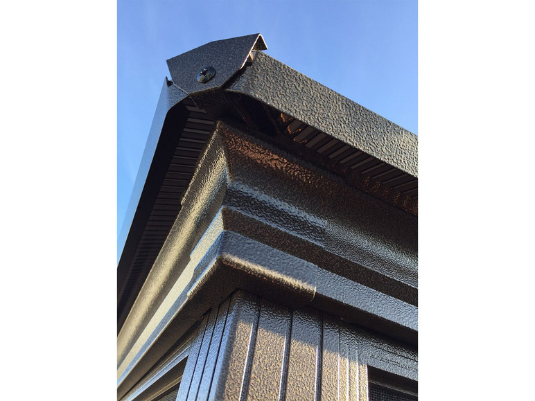 Gehe zu Vollbildansicht: SOJAG Canada Pavillon »Castel«, aus Aluminium, inkl. Sonnensegel u. Insektenschutz, bronze - Bild 17