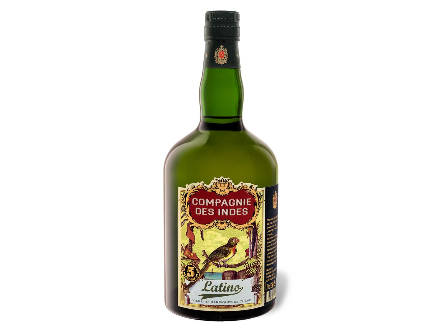 Compagnie des Indes Latino Rum 5 Jahre 40% Vol