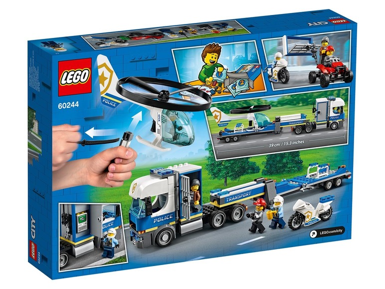 Gehe zu Vollbildansicht: LEGO® City 60244 »Polizeihubschrauber-Transport« - Bild 2