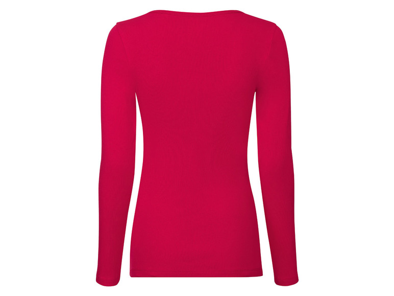 Gehe zu Vollbildansicht: esmara Damen Langarmshirt, weiche Ripp-Qualität - Bild 12