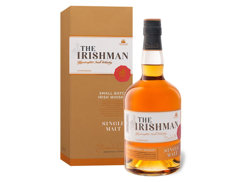Gehe zu Vollbildansicht: The Irishman Single Malt Small Batch Irish Whiskey 40% Vol - Bild 1