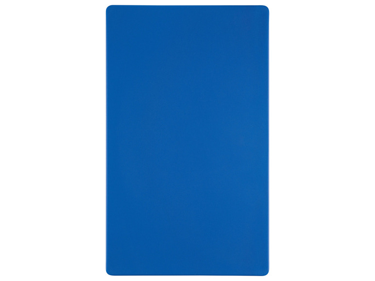 Ein blaues Schneidebrett