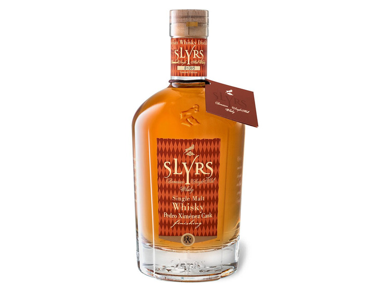 Gehe zu Vollbildansicht: Slyrs Bavarian Single Malt Whisky Edition Pedro Ximenéz Finish mit Geschenkbox 46% Vol - Bild 2