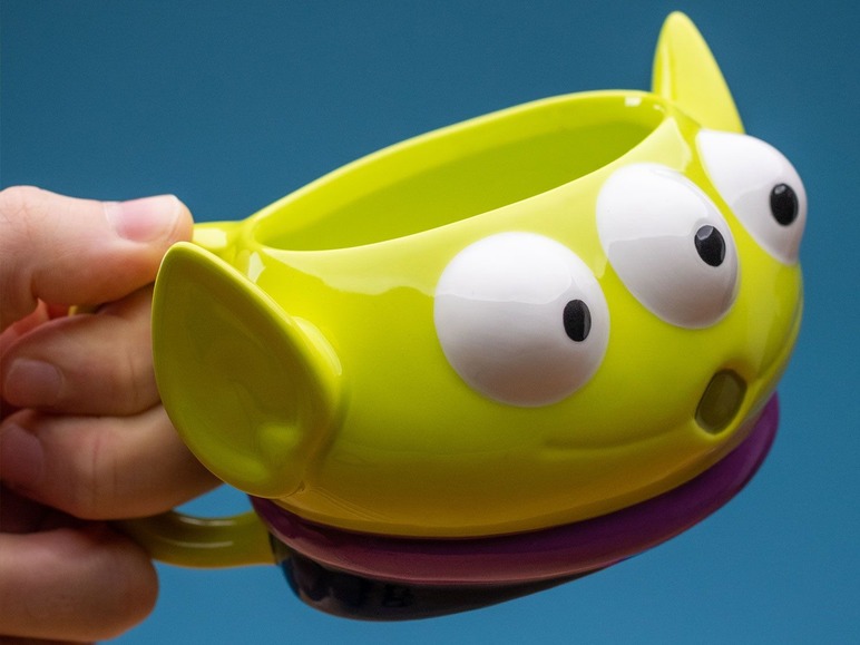 Gehe zu Vollbildansicht: Paladone Toy Story - Alien Shaped Mug - Bild 2