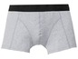 Graue Boxershorts mit Denim Tradition-Logo.