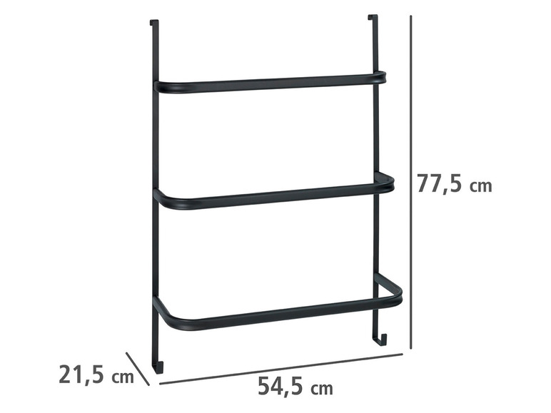 Gehe zu Vollbildansicht: Wenko Handtuchhalter Irpinia, aus hochwertigem Stahl - Bild 8