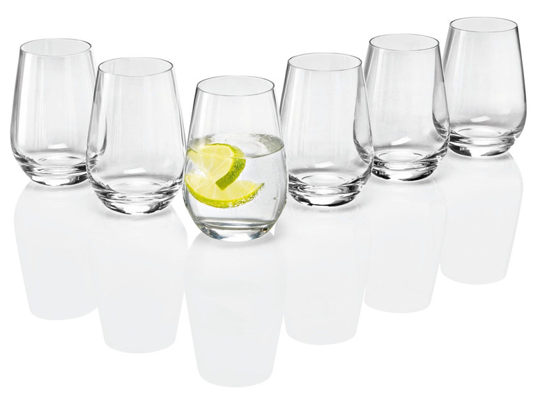 Gehe zu Vollbildansicht: ERNESTO® Gläser, 6 Stück, aus Kristallglas - Bild 4