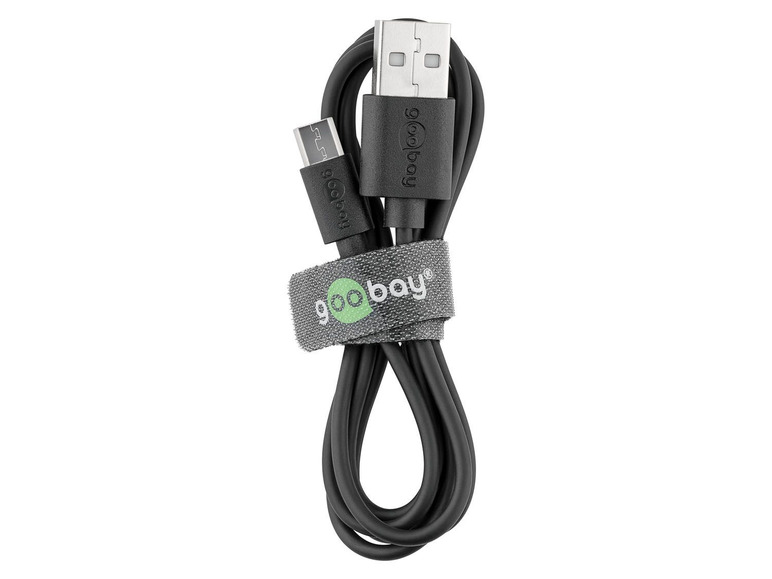 Gehe zu Vollbildansicht: Goobay Dual USB-A2.0 auf Micro USB-Ladeset (12W), schwarz - Bild 5
