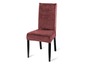 Bordeauxfarbener Stuhlbezug für einen Esszimmerstuhl