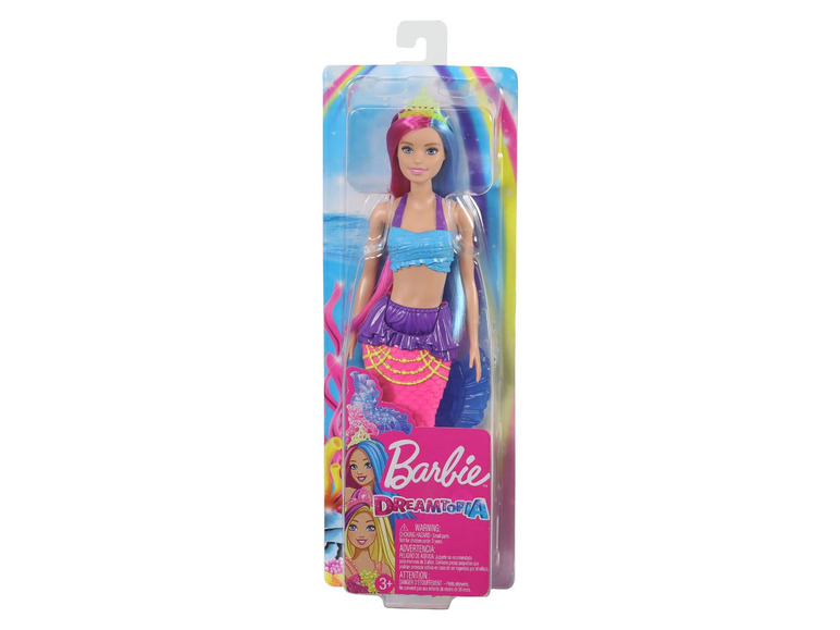 Gehe zu Vollbildansicht: Barbie Dreamtopia Meerjungfrau Puppe (pinkes und blaues Haar) - Bild 5