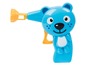 Blaue Spielzeugpistole in Bärenform mit gelber Düse