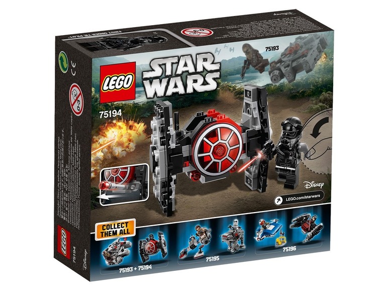 Gehe zu Vollbildansicht: LEGO® Star Wars™ 75194 First Order TIE Fighter™ Microfighter - Bild 2