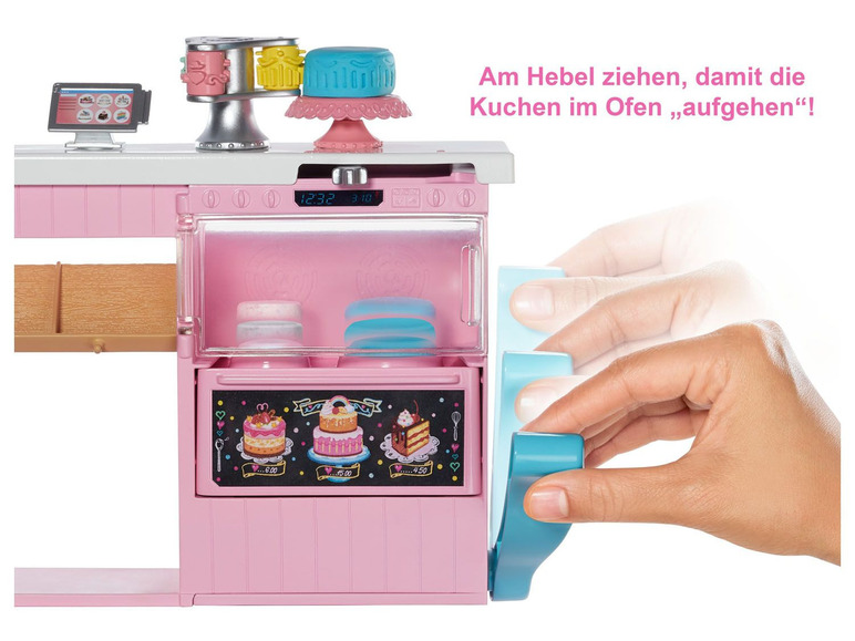 Gehe zu Vollbildansicht: Barbie Tortenbäckerei und Puppe Spielset - Bild 4