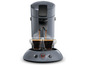 Philips Senseo Kaffeemaschine mit zwei Tassen Kaffee.
