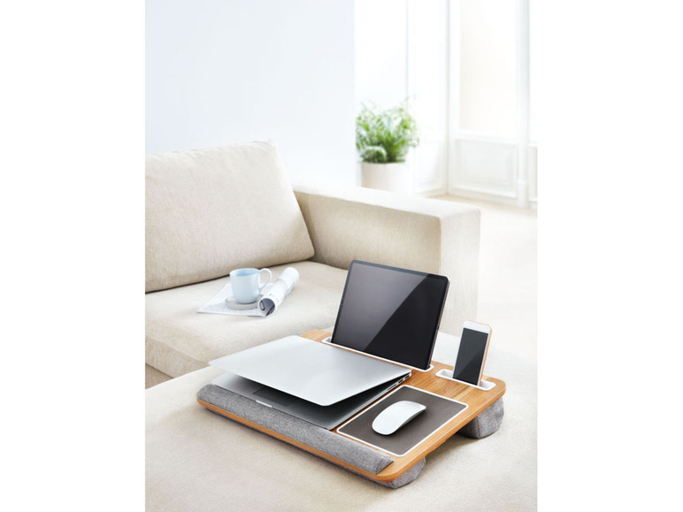 Gehe zu Vollbildansicht: LIVARNO home Laptopunterlage, komfortabel gepolstert - Bild 2