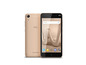 Ein goldenes Wiko-Smartphone mit Google-Startbildschirm