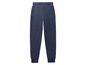 Dunkelblaue Jogginghose mit elastischem Bund.