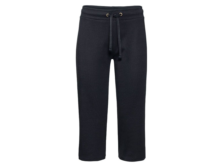 Schwarze Jogginghose mit Kordelzug.