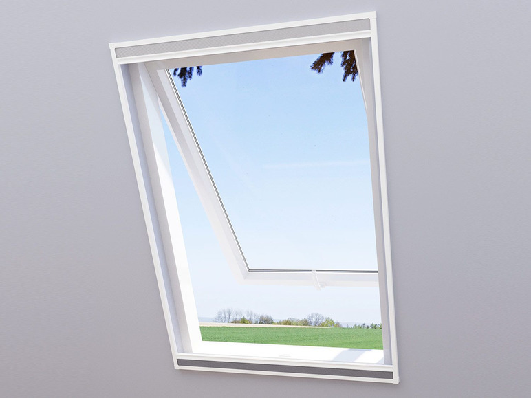 Gehe zu Vollbildansicht: wip 2in1-Dachfenster-Plissee, Sonnen- u. Insektenschutz, Aluminiumprofile, B 110 x H 160 cm - Bild 4