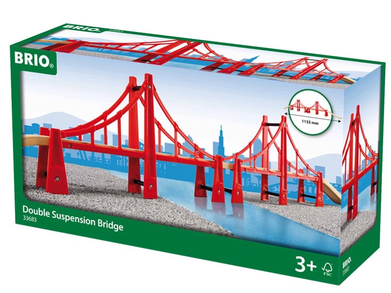 Gehe zu Vollbildansicht: BRIO Hängebrücke, Kinderspielzeug, mit 2 Rampengleisen, ab 3 Jahren - Bild 4