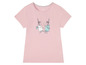 Rosa T-Shirt mit zwei Cartoon-Milchflaschen