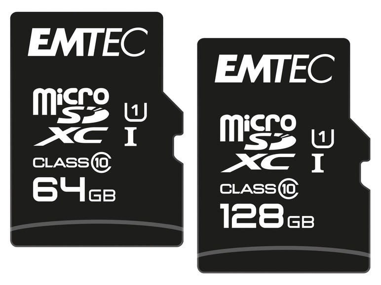 Gehe zu Vollbildansicht: Emtec microSDXC UHS1 U1 EliteGold Speicherkarte - Bild 1