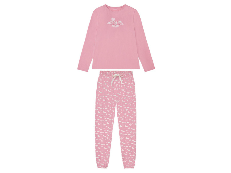 Gehe zu Vollbildansicht: esmara Damen Pyjama, mit Print, mit Baumwolle - Bild 2