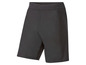 Schwarze Sport-Shorts.