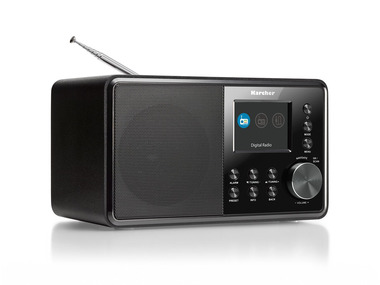 Karcher DAB 3000 Digitalradio - DAB+ / UKW Radio - Wecker mit Dual Alarm