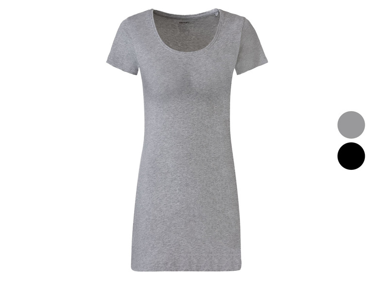 Gehe zu Vollbildansicht: esmara Damen Longshirt, figurbetont geschnitten - Bild 1