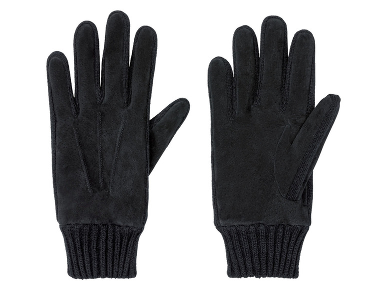 Gehe zu Vollbildansicht: LIVERGY Herren Lederhandschuhe, ideal für die kalte Jahreszeit - Bild 2