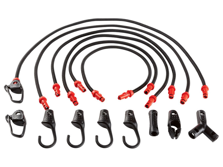 Gehe zu Vollbildansicht: Abus Multifunktions-Spanngummis, 15-tlg. - Bild 1