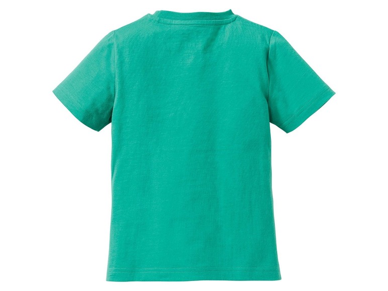 Gehe zu Vollbildansicht: LUPILU® Kleinkinder T-Shirt Jungen, 2 Stück, eins mit Krokodil-Print, aus reiner Baumwolle - Bild 25