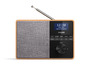 Ein Philips DAB & FM Radio mit Holzgehäuse.