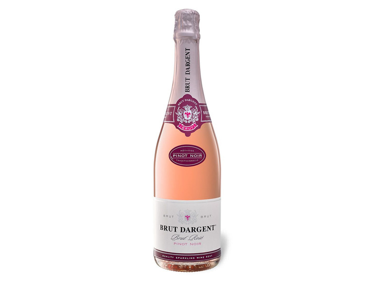 Gehe zu Vollbildansicht: Brut d'Argent Pinot Noir rosé brut, Schaumwein 2019 - Bild 1