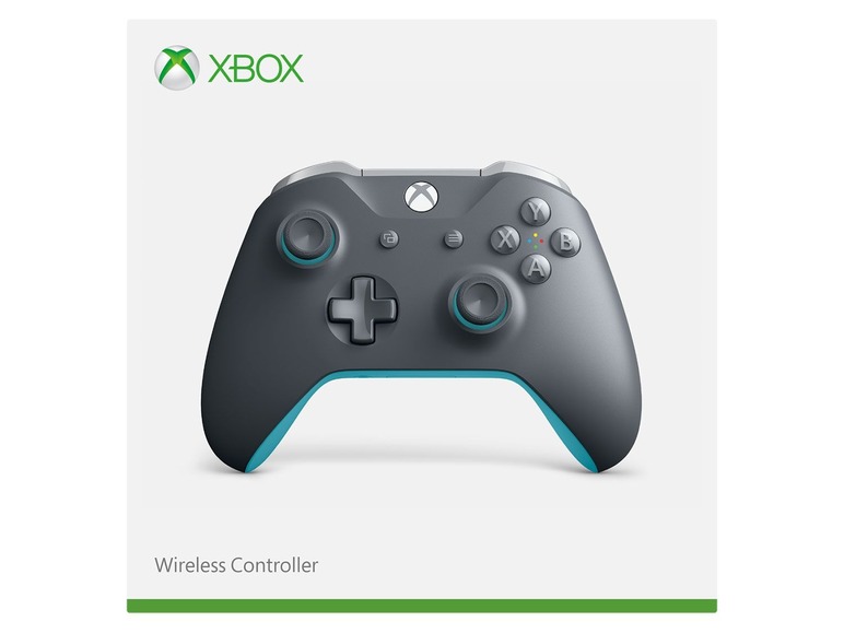 Gehe zu Vollbildansicht: Microsoft Xbox Wireless Controller Grey/Blue - Bild 5