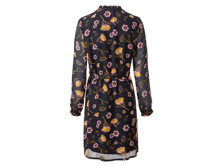 Gehe zu Vollbildansicht: ESMARA® Kleid Damen, transparente Ärmel, gefüttert, mit Bindeband, in Chiffon-Qualität - Bild 8