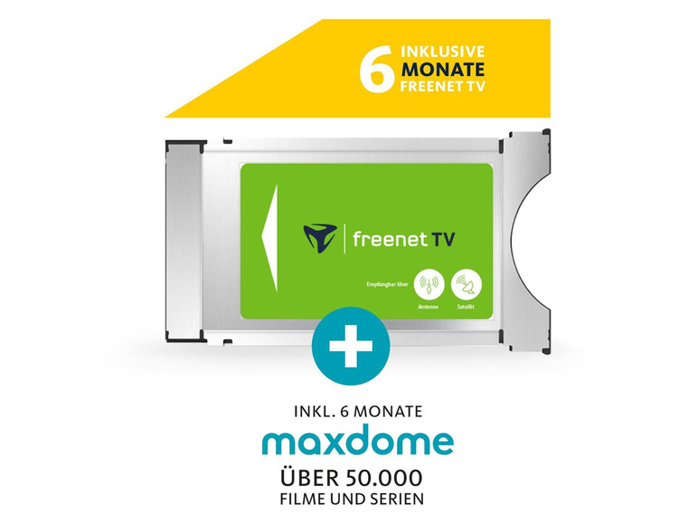 Gehe zu Vollbildansicht: freenet TV CI+ Modul TV ENTERTAINMENT Paket mit 6 Monaten freenet TV und maxdome - Bild 2