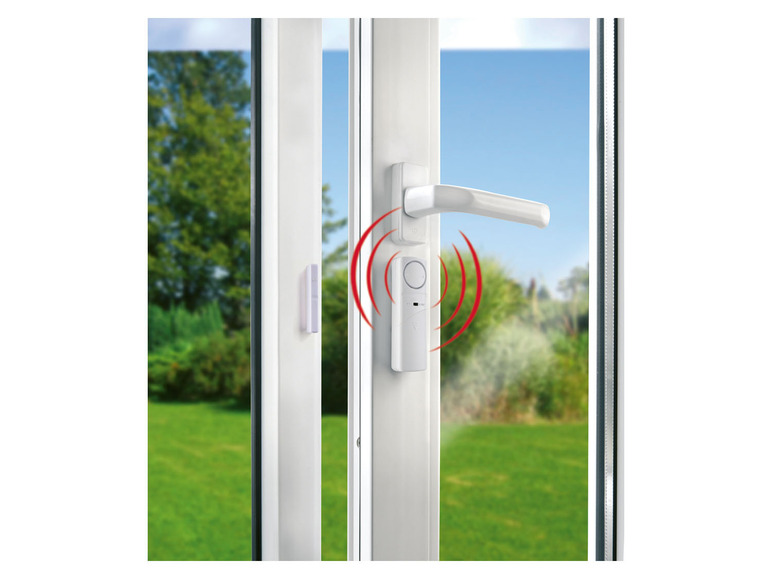 Gehe zu Vollbildansicht: Alarm-Türstopper / Fenster- und Türalarm, 4er Set - Bild 6