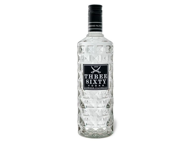Gehe zu Vollbildansicht: Three Sixty Vodka 37,5% Vol - Bild 1