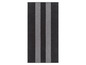 Frottee-Handtuch mit Chevron-Muster in Grau und Schwarz.