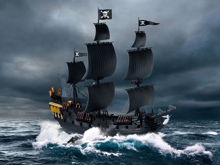 Gehe zu Vollbildansicht: Revell Piratenschiff Black Pearl aus Fluch der Karibik - Bild 7
