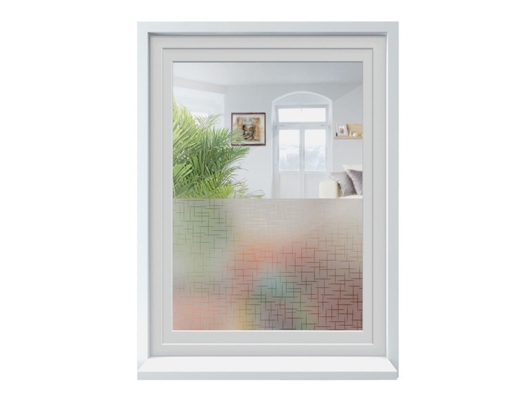 Gehe zu Vollbildansicht: MELINERA® Fenster-Sichtschutzfolie, selbsthaftend, wiederverwendbar, leichte Reinigung - Bild 10